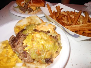 Best Green Chile Cheeseburger ever!